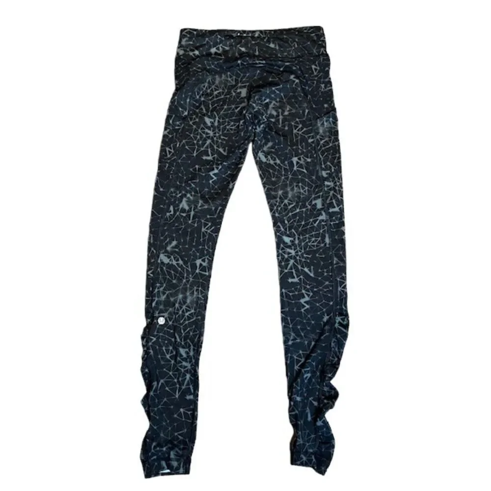 Lululemon Speed Tight III *Full-On Luxtreme Star Crushed Coal Black 6‎